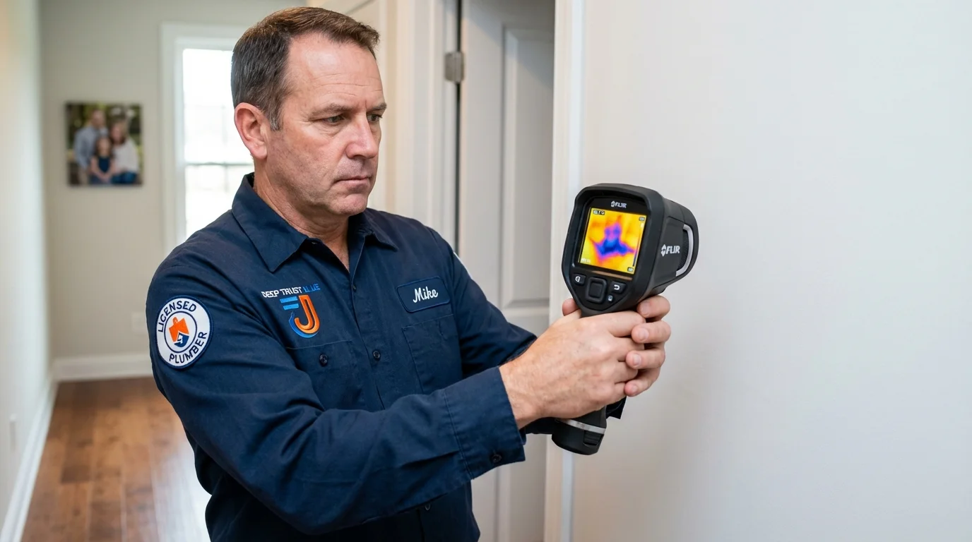 Thermal imaging leak detection by Johns Plumbing LLC in Belton